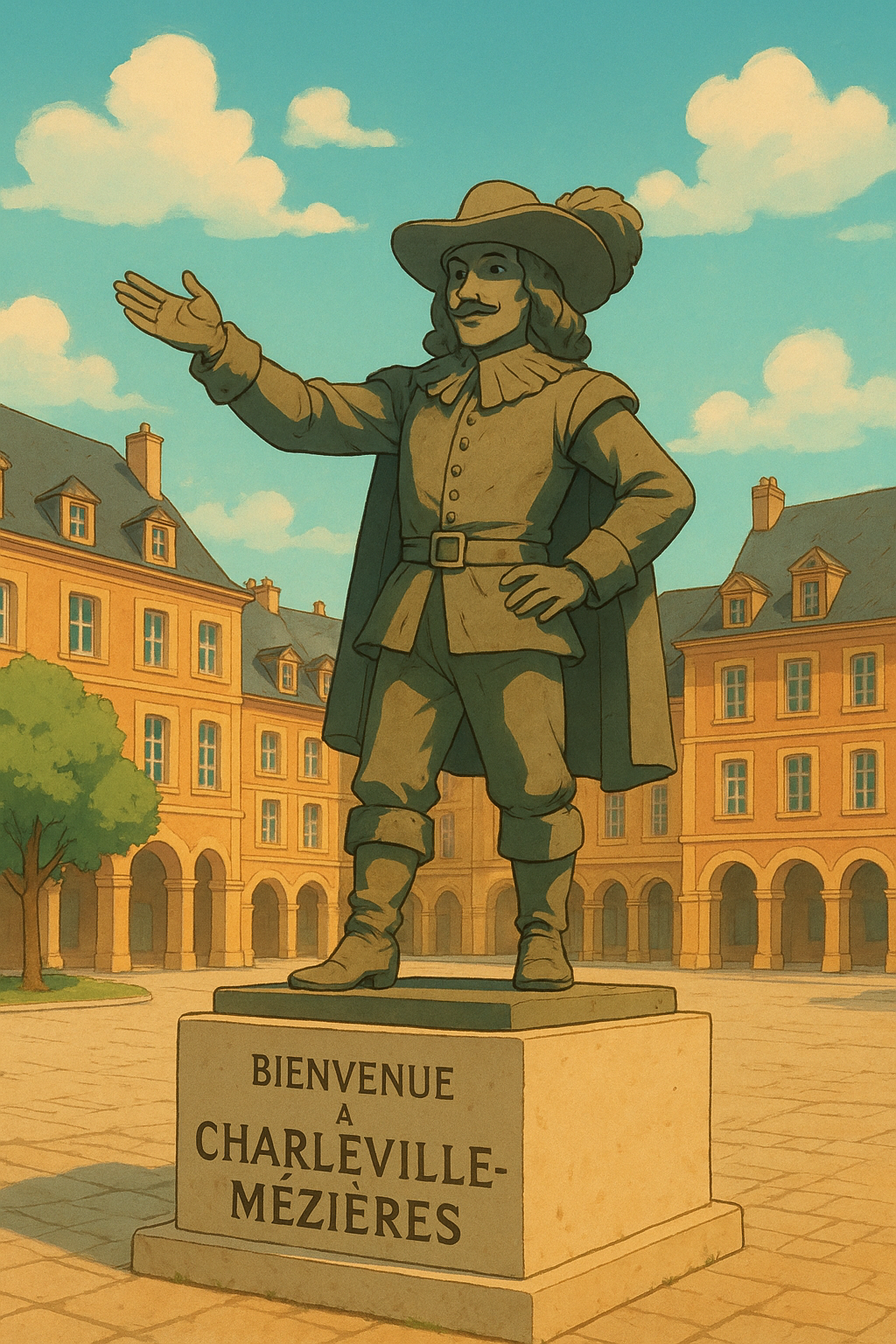 Charles de Gonzague vous souhaite la bienvenue en sa bonne ville de Charleville Mézières :O)