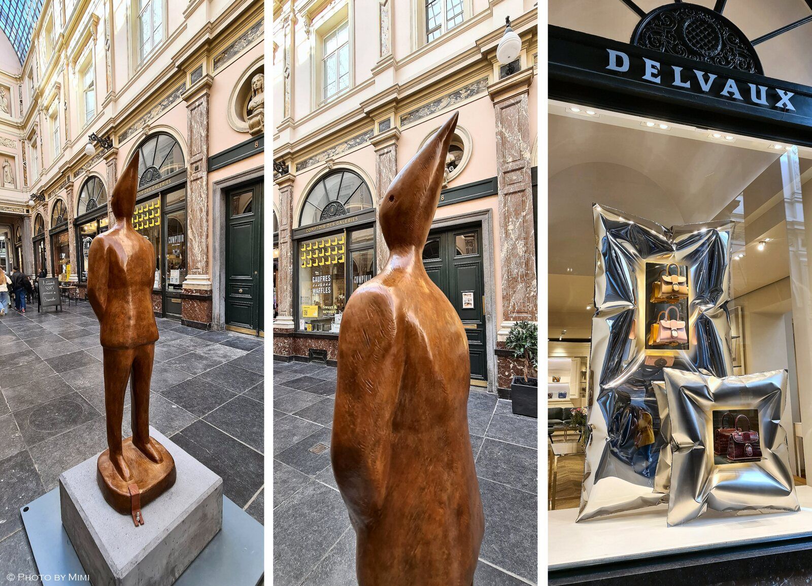 Visite .. l'expo Folon, dans les rues de Bruxelles