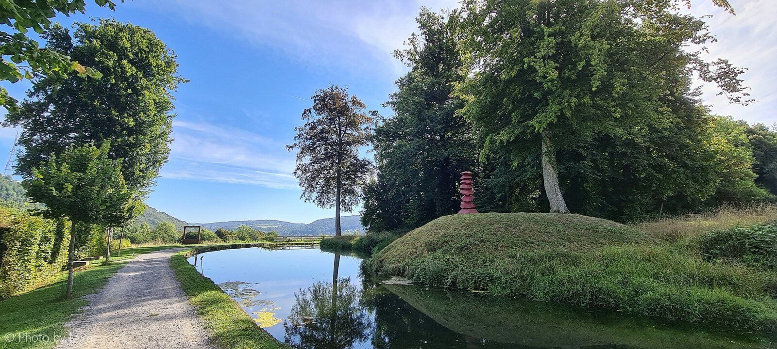Le Grand Canal et la Red Column, de David Nash