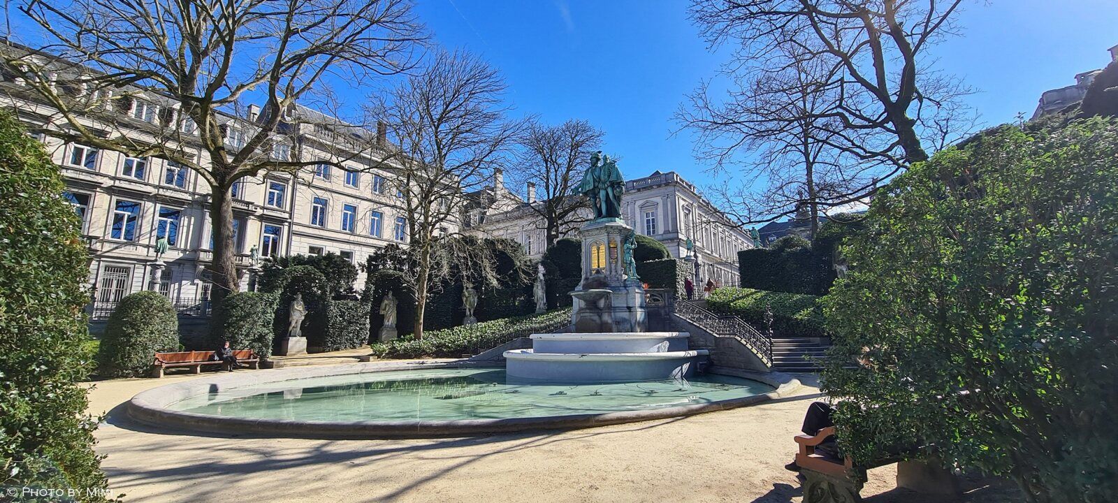 Le square du Petit Sablon, nous nous y baladons souvent :O)