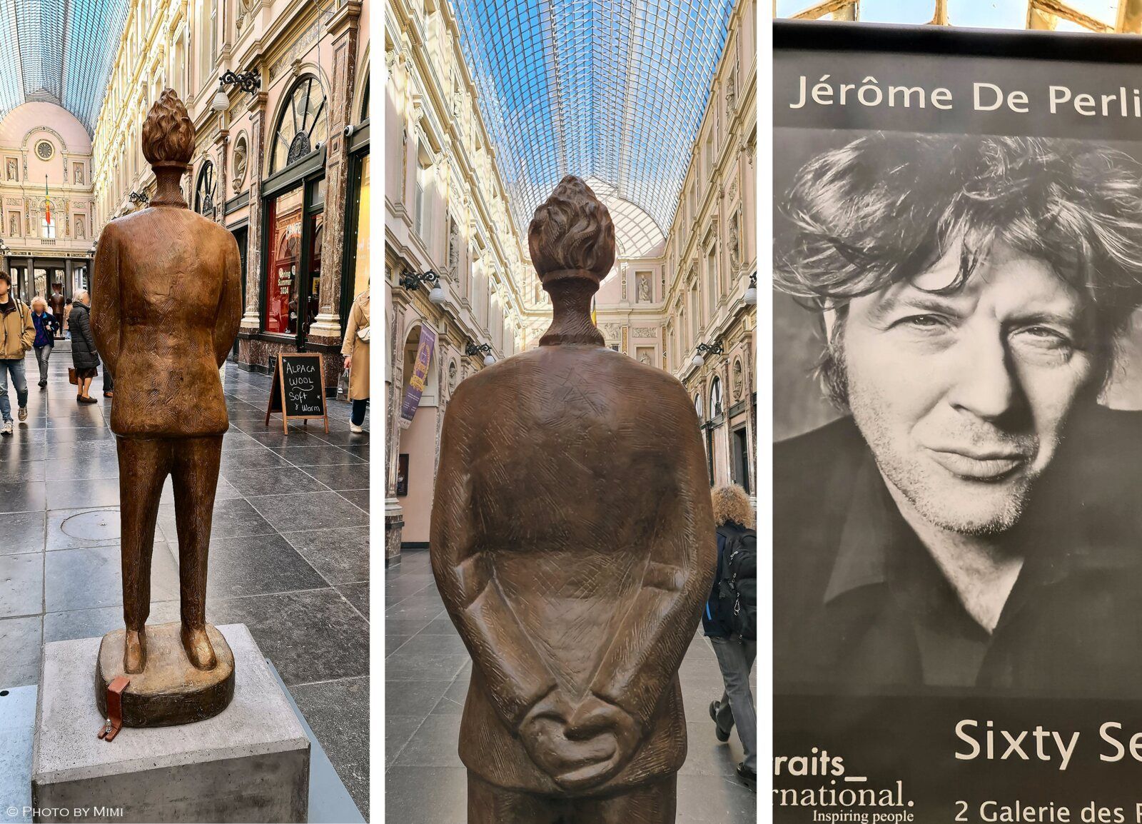 Il y avait aussi une série de portraits, dont notre Arno national :O)