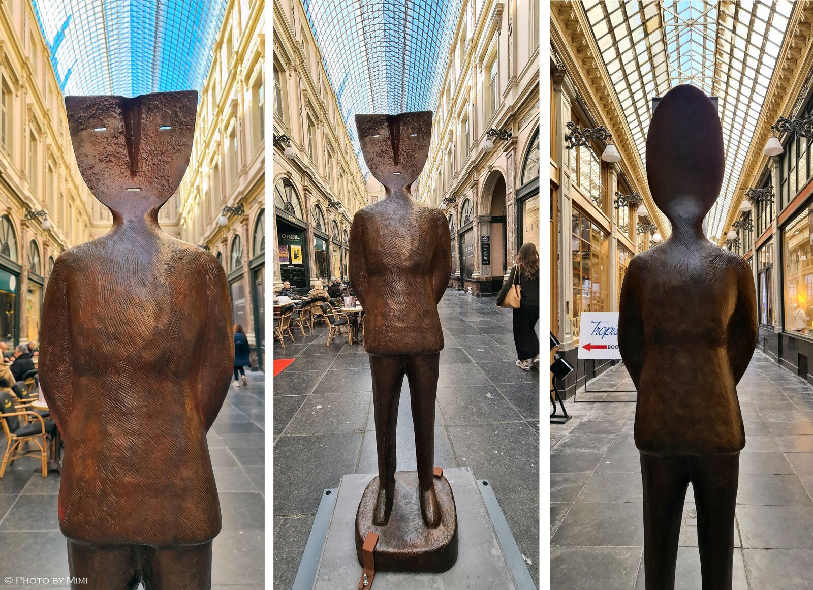 Visite .. l'expo Folon, dans les rues de Bruxelles