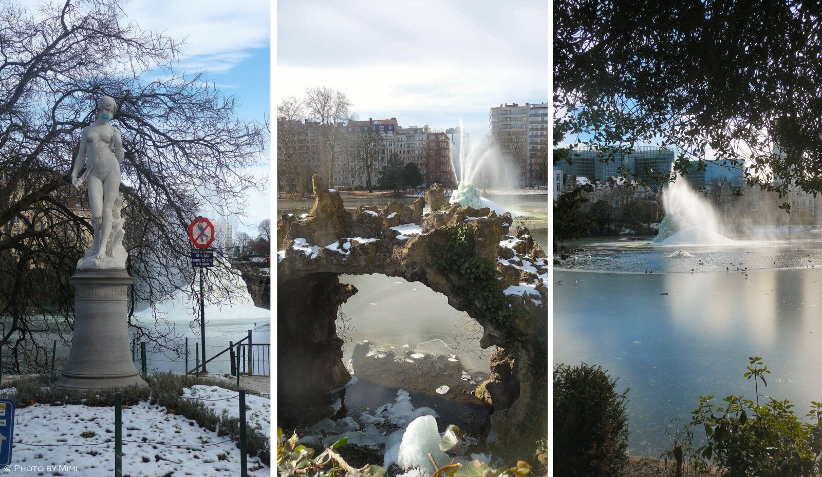 Balade .. l'hiver au quartier des squares