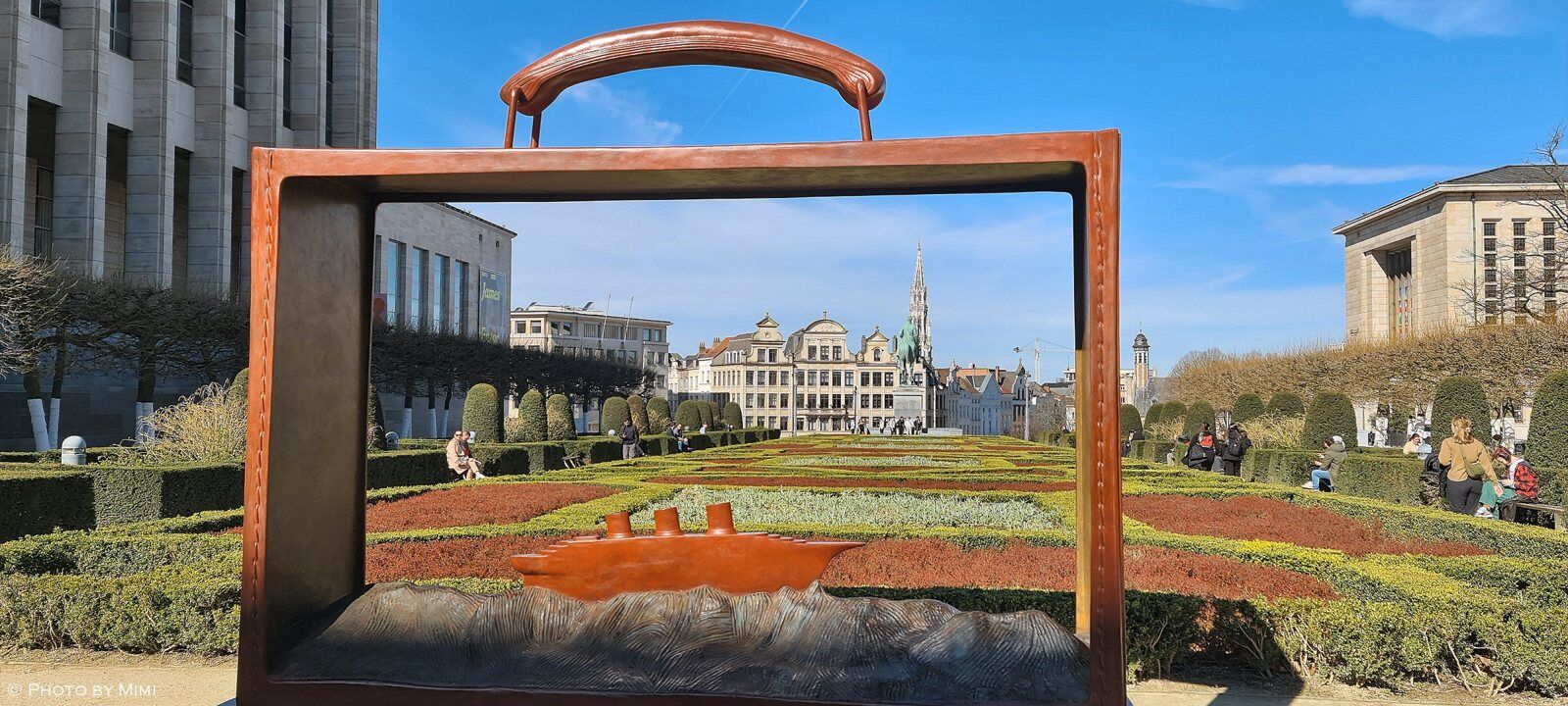 Passage par le Mont des arts,